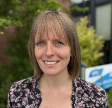 Eine GPS Mitarbeiterin namens Anne Blankemeyer. Sie ist die Leiterin vom Geschäftsbereichs Wohnen bei der GPS.