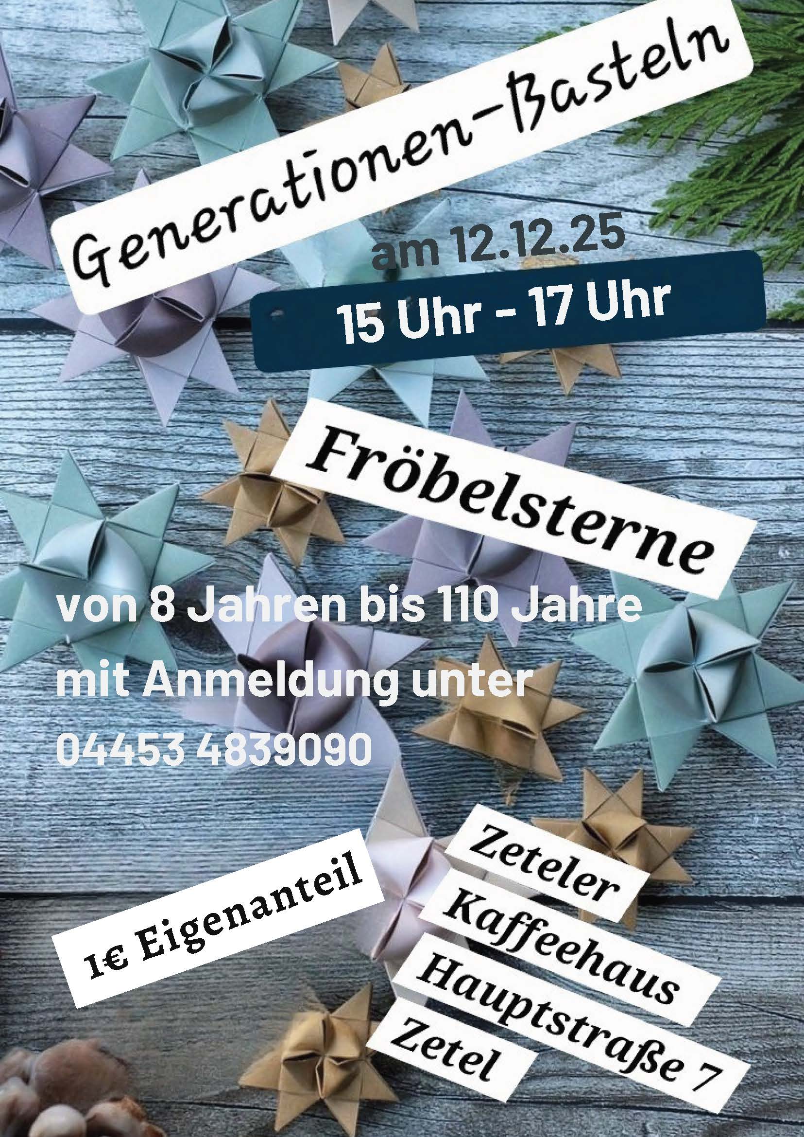 Info zum Angebot Basteln Fröbelsterne